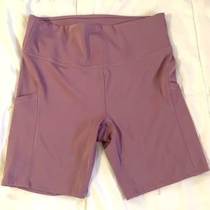 Lilac Biker Shorts